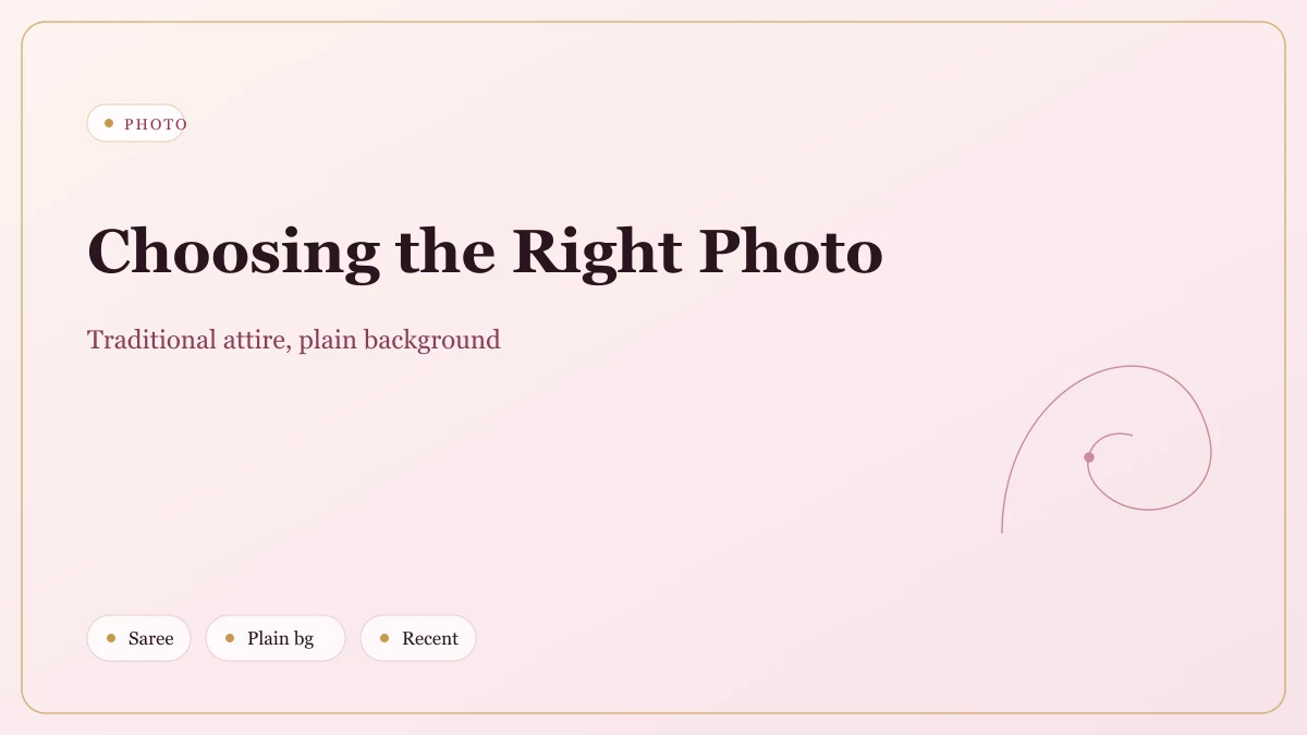 Girl biodata photo tips Choosing the right photo for a girl's biodata