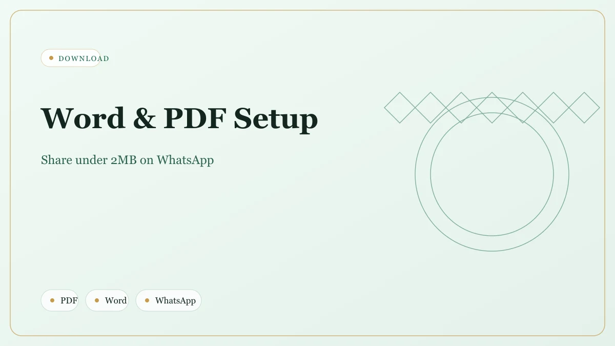 Muslim biodata PDF and Word Muslim biodata Word and PDF setup